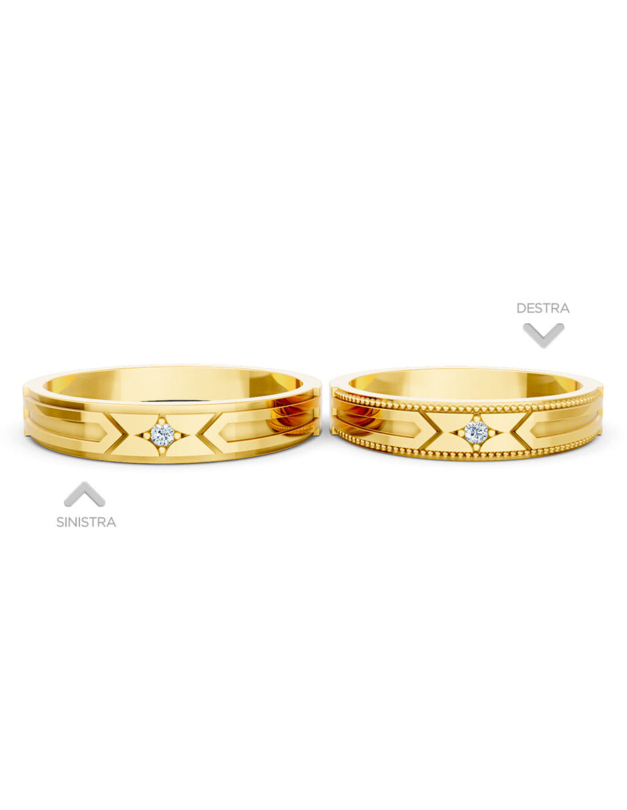 Argolla de matrimonio - unión perfecta - UNITI278