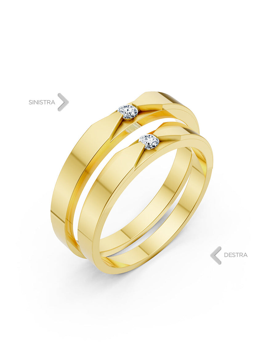 Argolla de matrimonio - unión perfecta - UNITI279