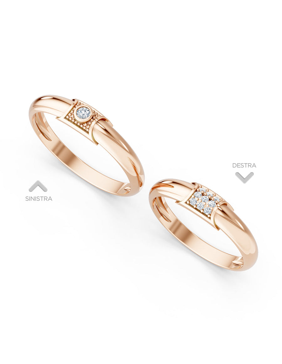 Argolla de matrimonio - unión perfecta - UNITI28
