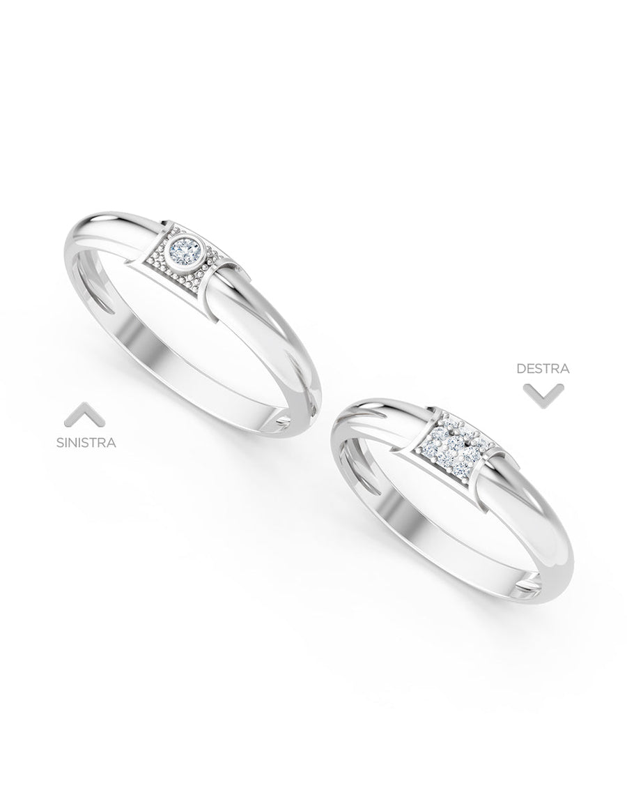 Argolla de matrimonio - unión perfecta - UNITI28