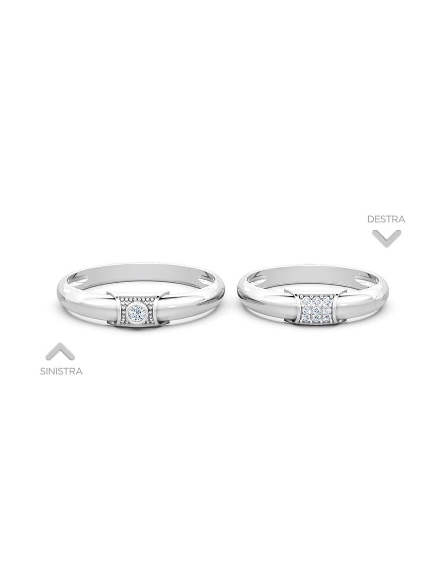 Argolla de matrimonio - unión perfecta - UNITI28