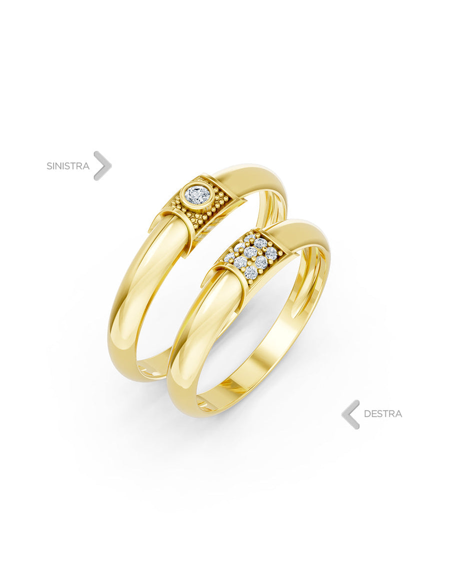 Argolla de matrimonio - unión perfecta - UNITI28