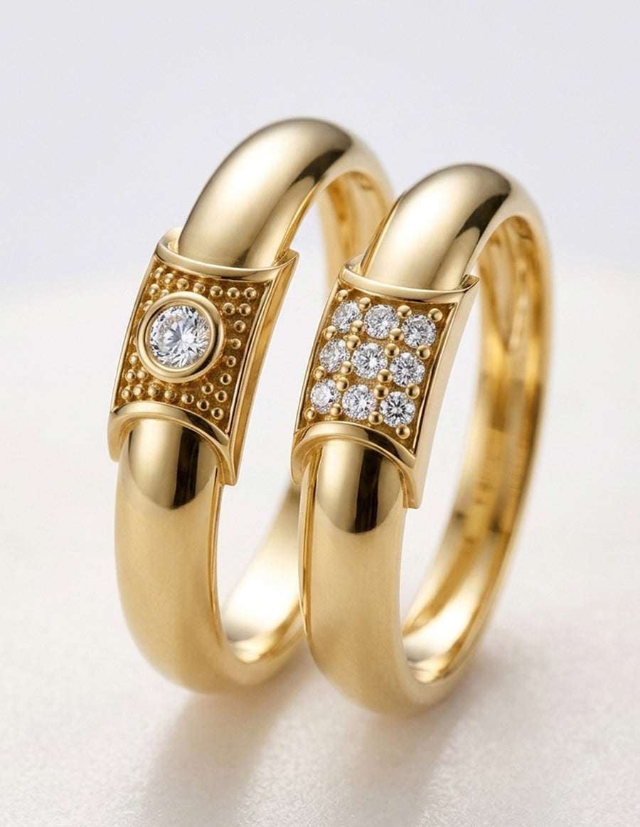 Argolla de matrimonio - unión perfecta - UNITI28