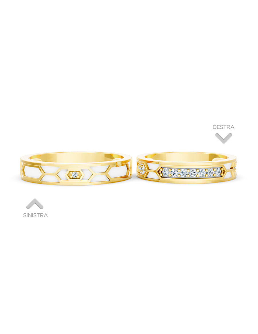Argolla de matrimonio - unión perfecta - UNITI280