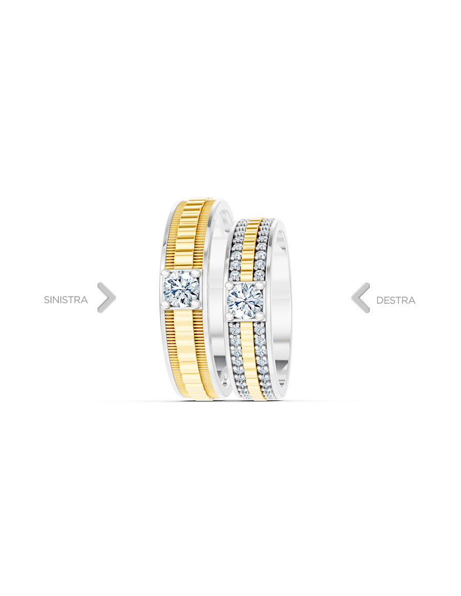 Argolla de matrimonio - unión perfecta - UNITI281