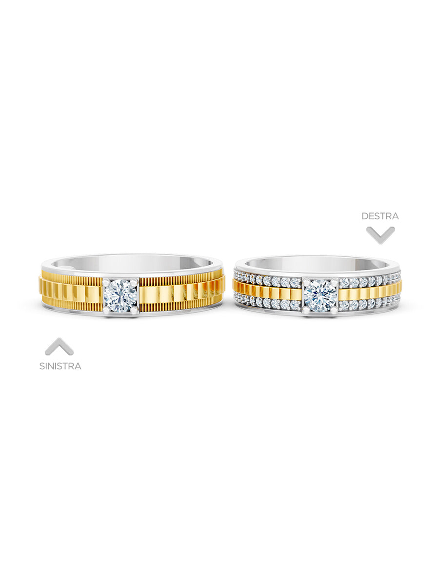 Argolla de matrimonio - unión perfecta - UNITI281