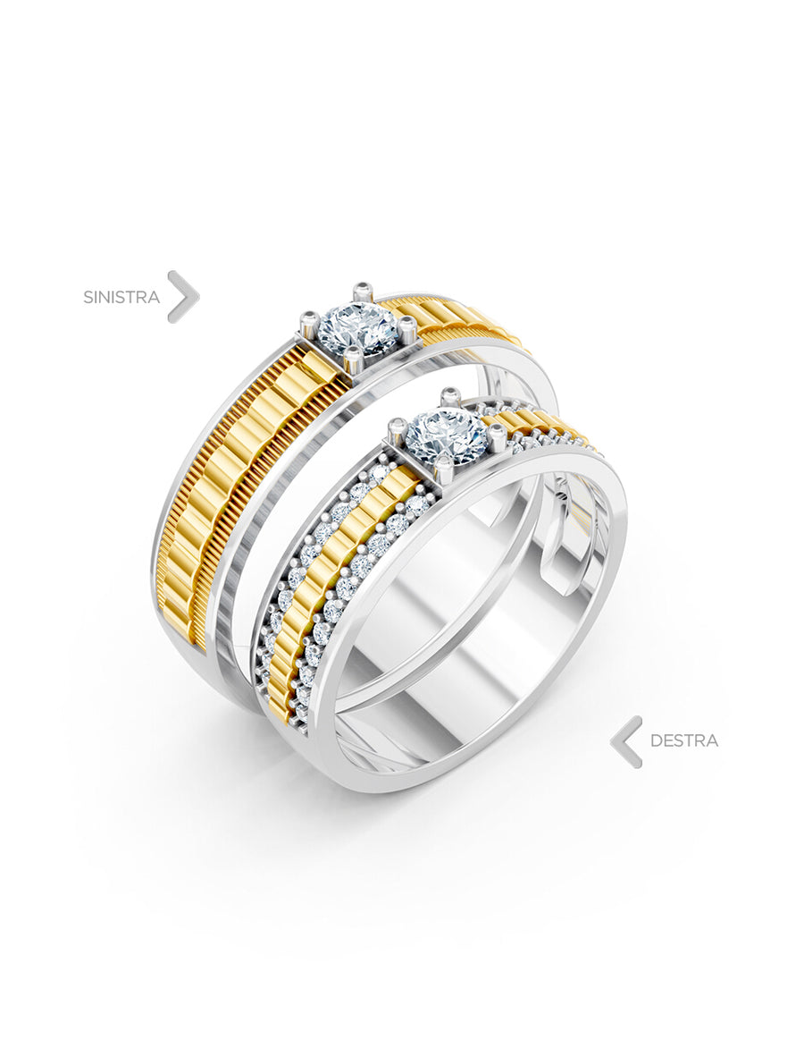 Argolla de matrimonio - unión perfecta - UNITI281