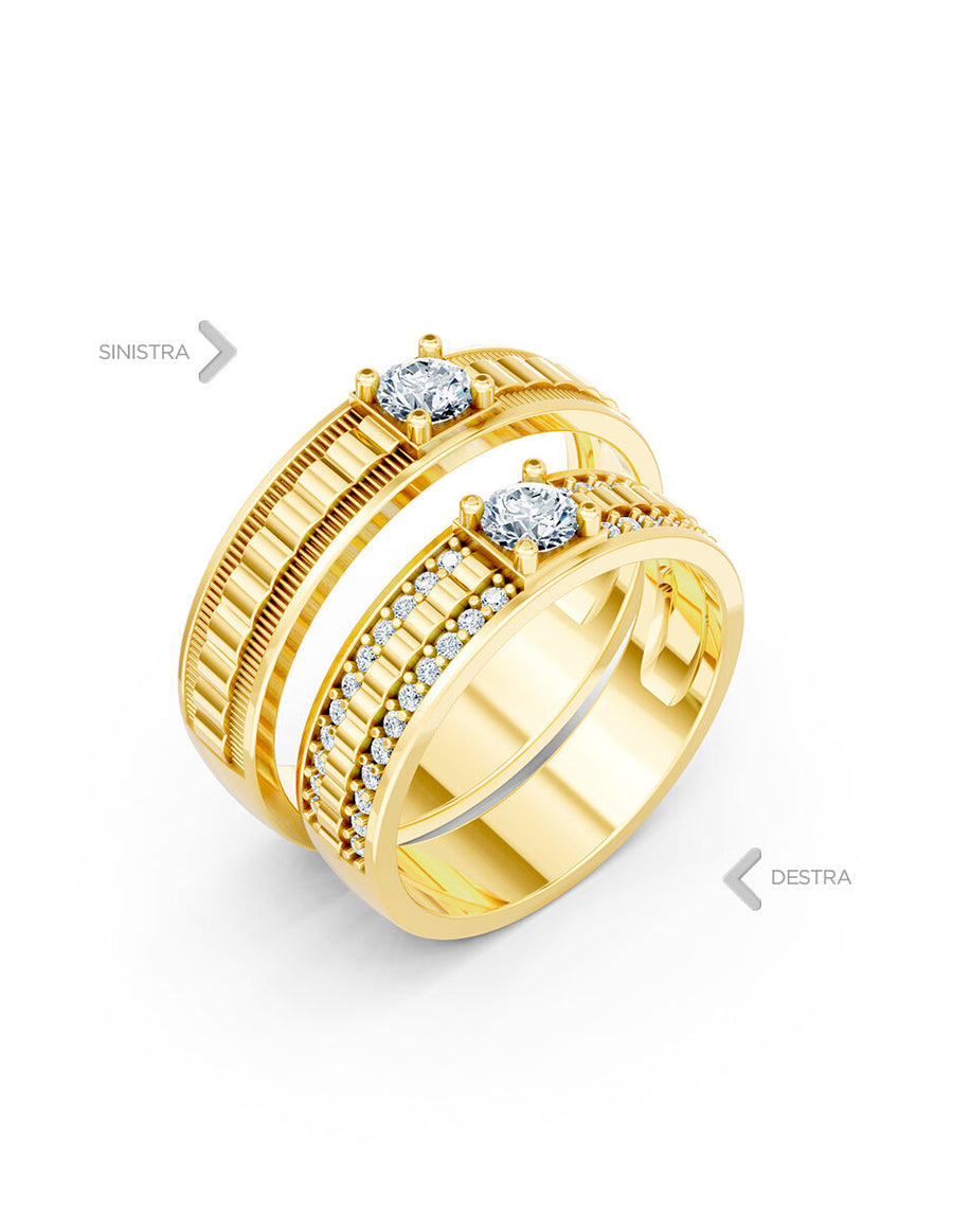 Argolla de matrimonio - unión perfecta - UNITI281