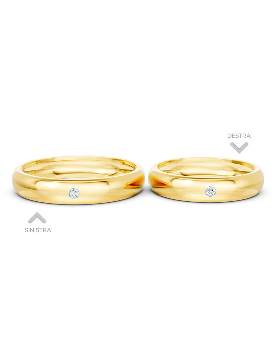 Argolla de matrimonio - unión perfecta - UNITI284