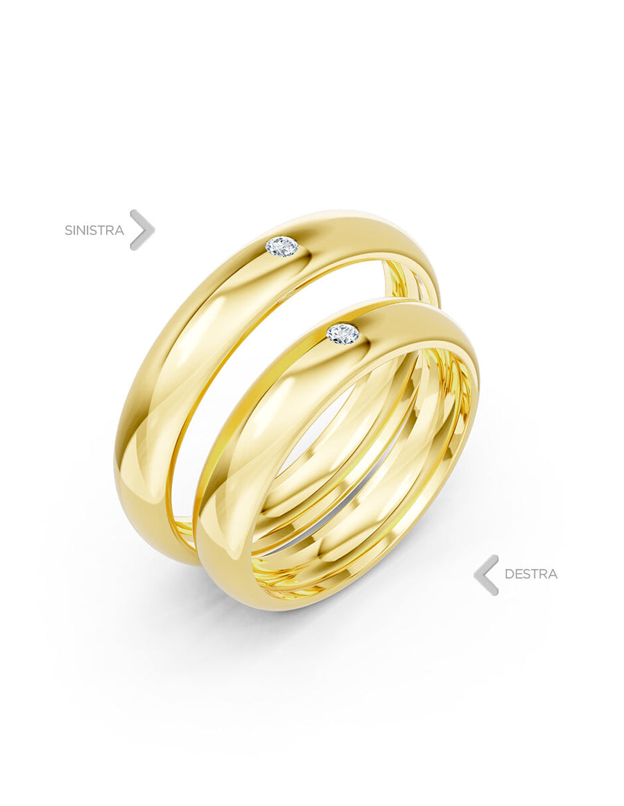 Argolla de matrimonio - unión perfecta - UNITI284