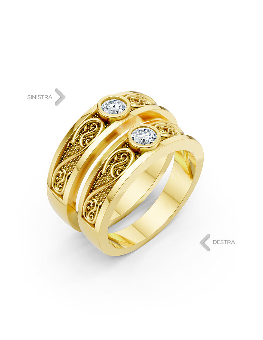 Argolla de matrimonio - unión perfecta - UNITI285