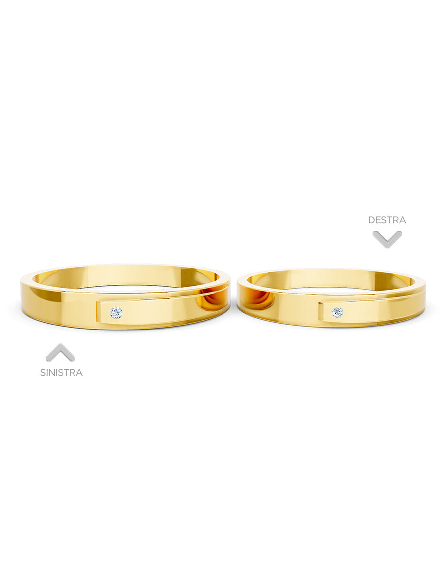 Argolla de matrimonio - unión perfecta - UNITI286