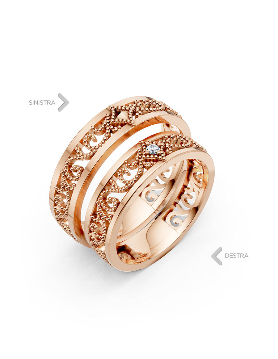 Argolla de matrimonio - unión perfecta - UNITI287