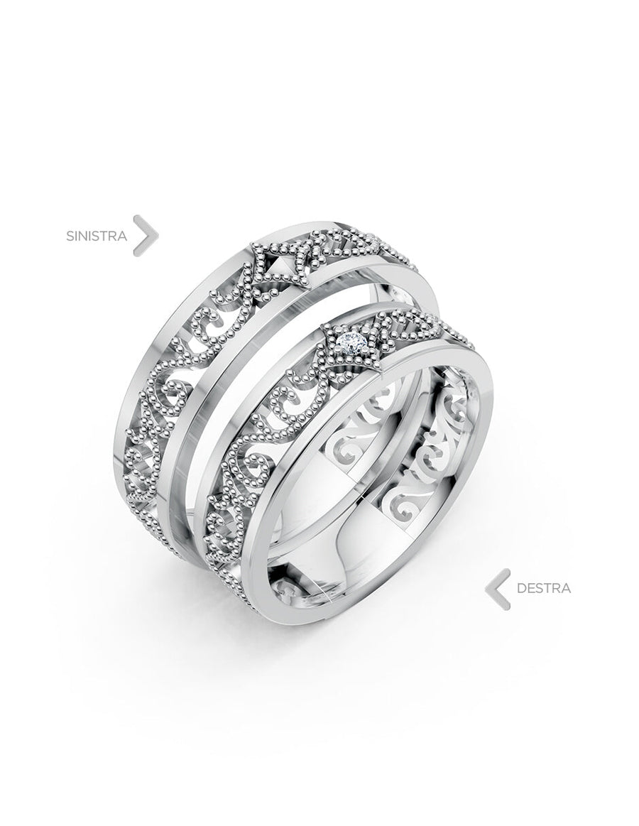 Argolla de matrimonio - unión perfecta - UNITI287
