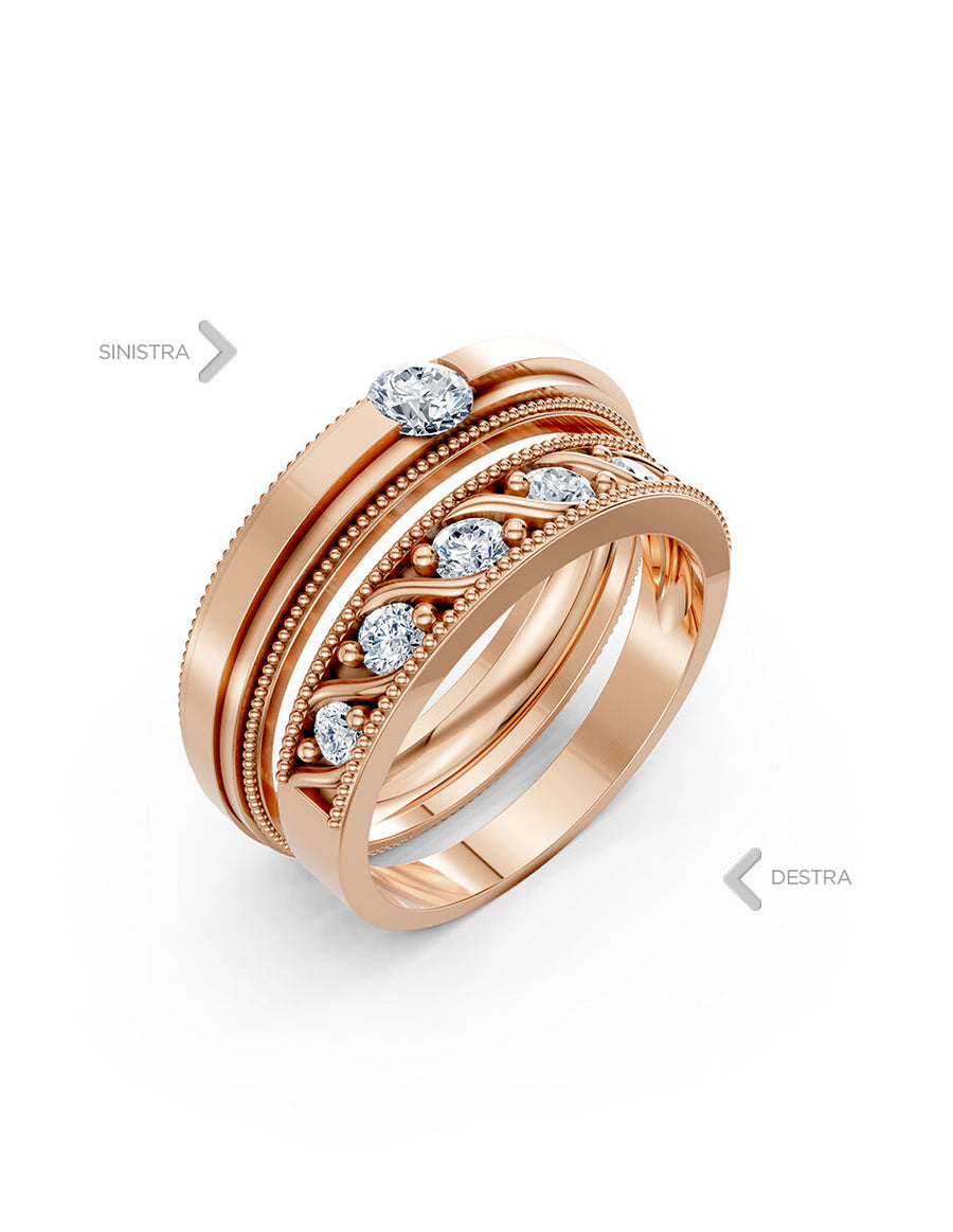 Argolla de matrimonio - unión perfecta - UNITI291