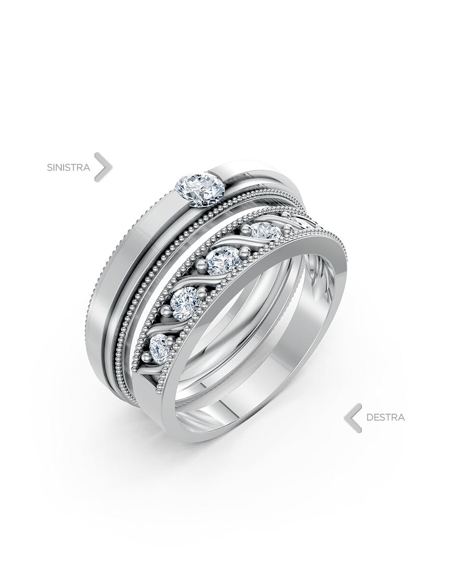 Argolla de matrimonio - unión perfecta - UNITI291