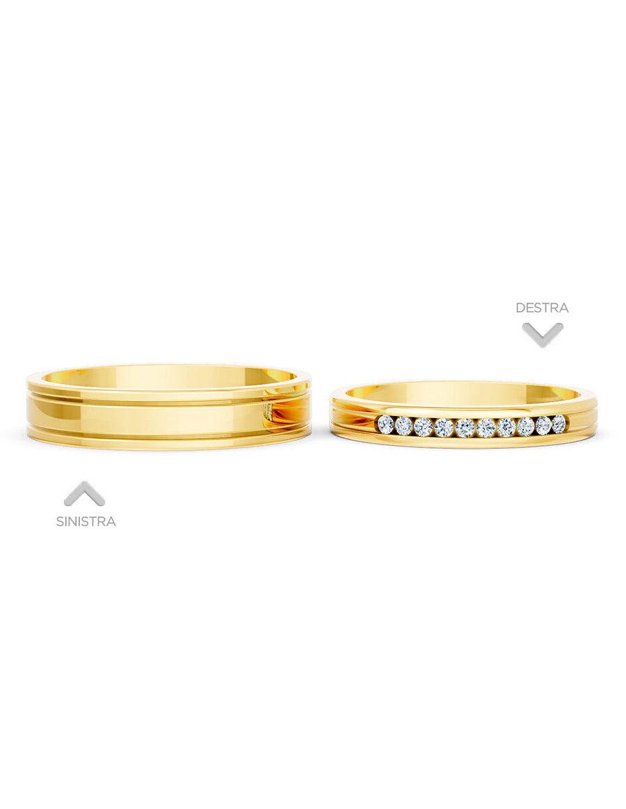 Argolla de matrimonio - unión perfecta - UNITI292