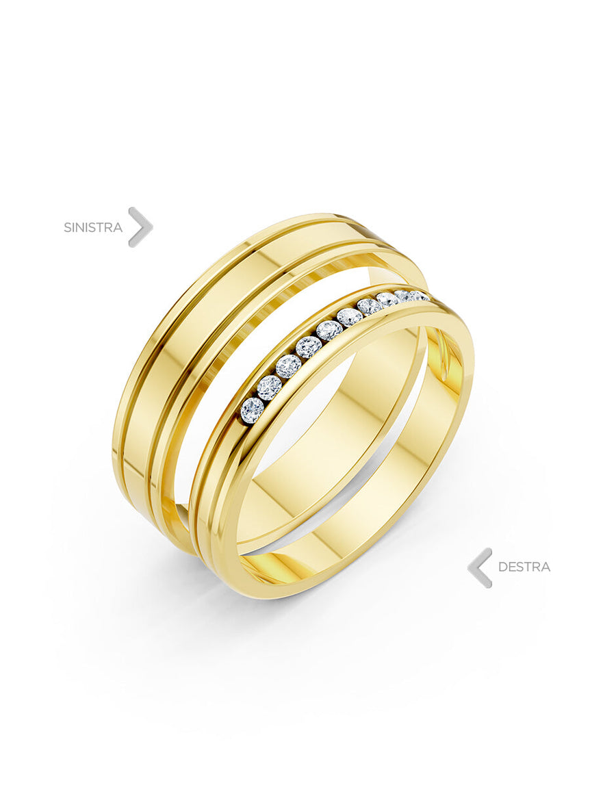 Argolla de matrimonio - unión perfecta - UNITI292
