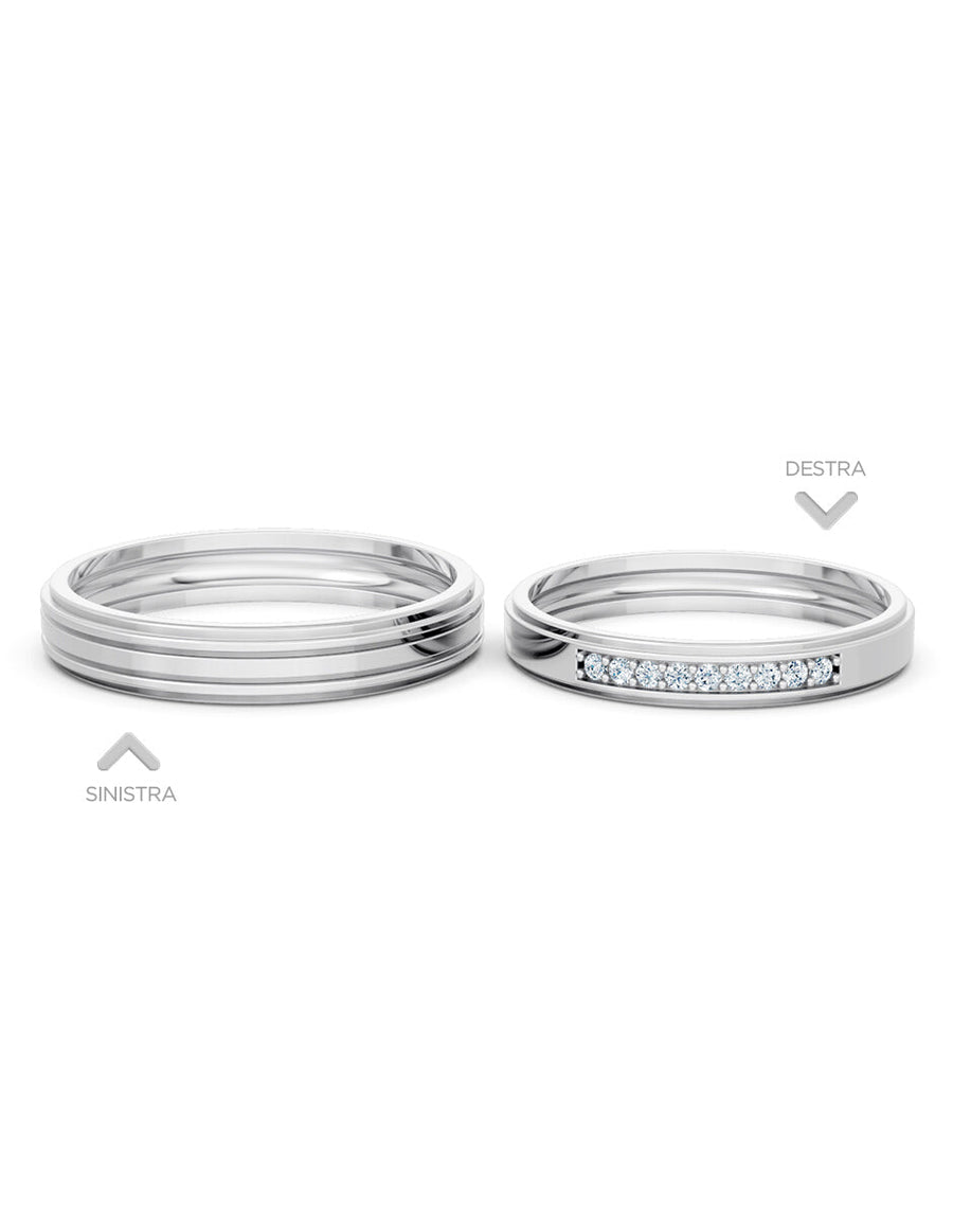 Argolla de matrimonio - unión perfecta - UNITI293