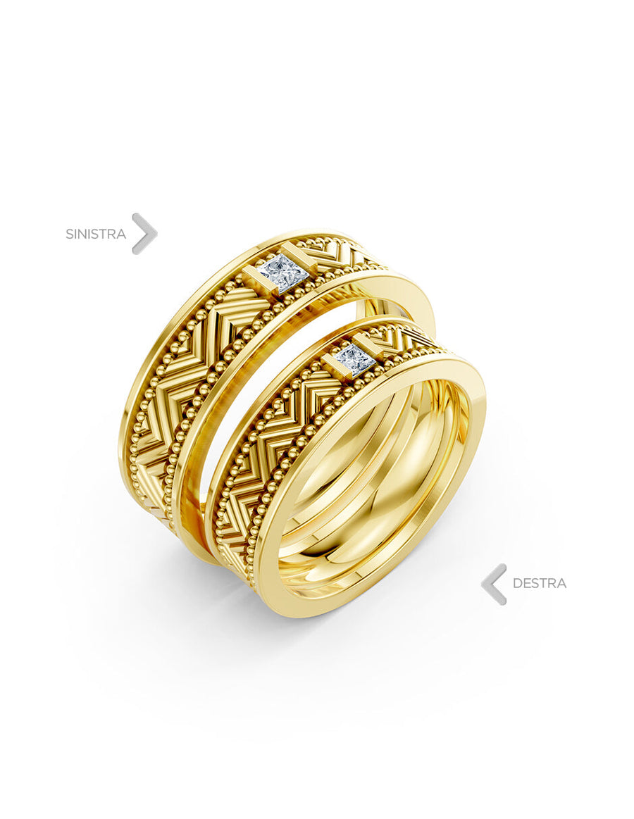 Argolla de matrimonio - unión perfecta - UNITI294