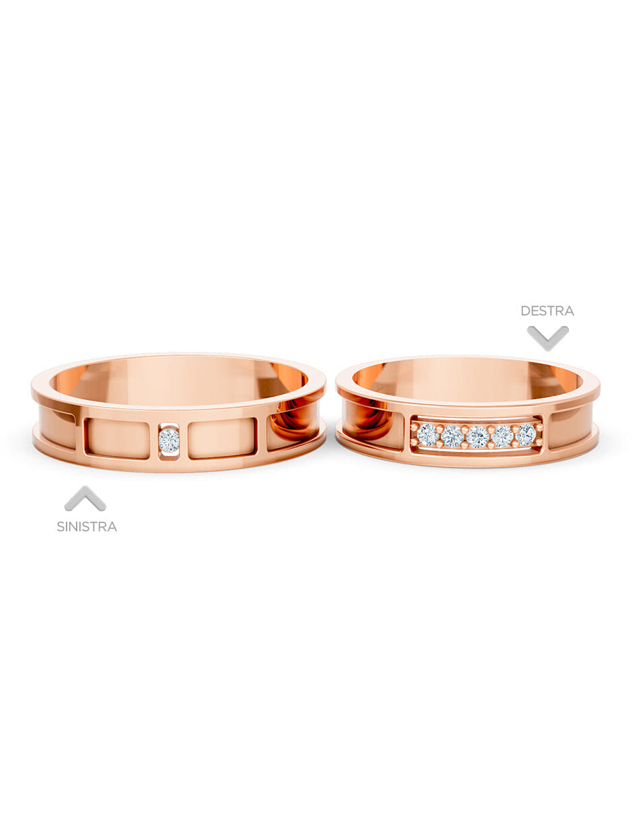 Argolla de matrimonio - unión perfecta - UNITI295