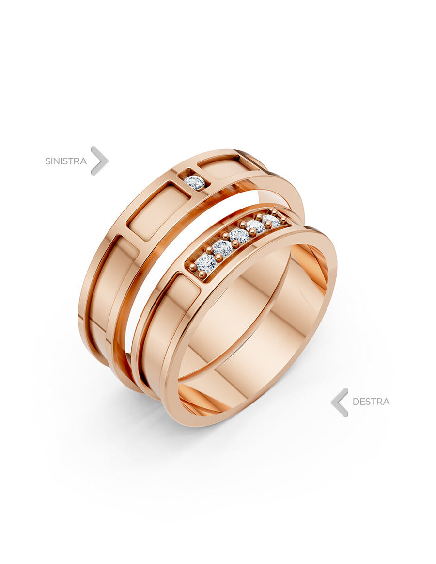 Argolla de matrimonio - unión perfecta - UNITI295