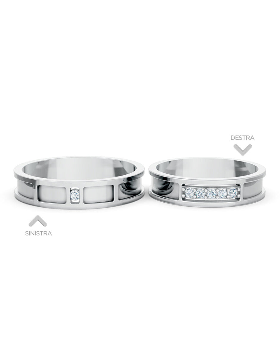 Argolla de matrimonio - unión perfecta - UNITI295