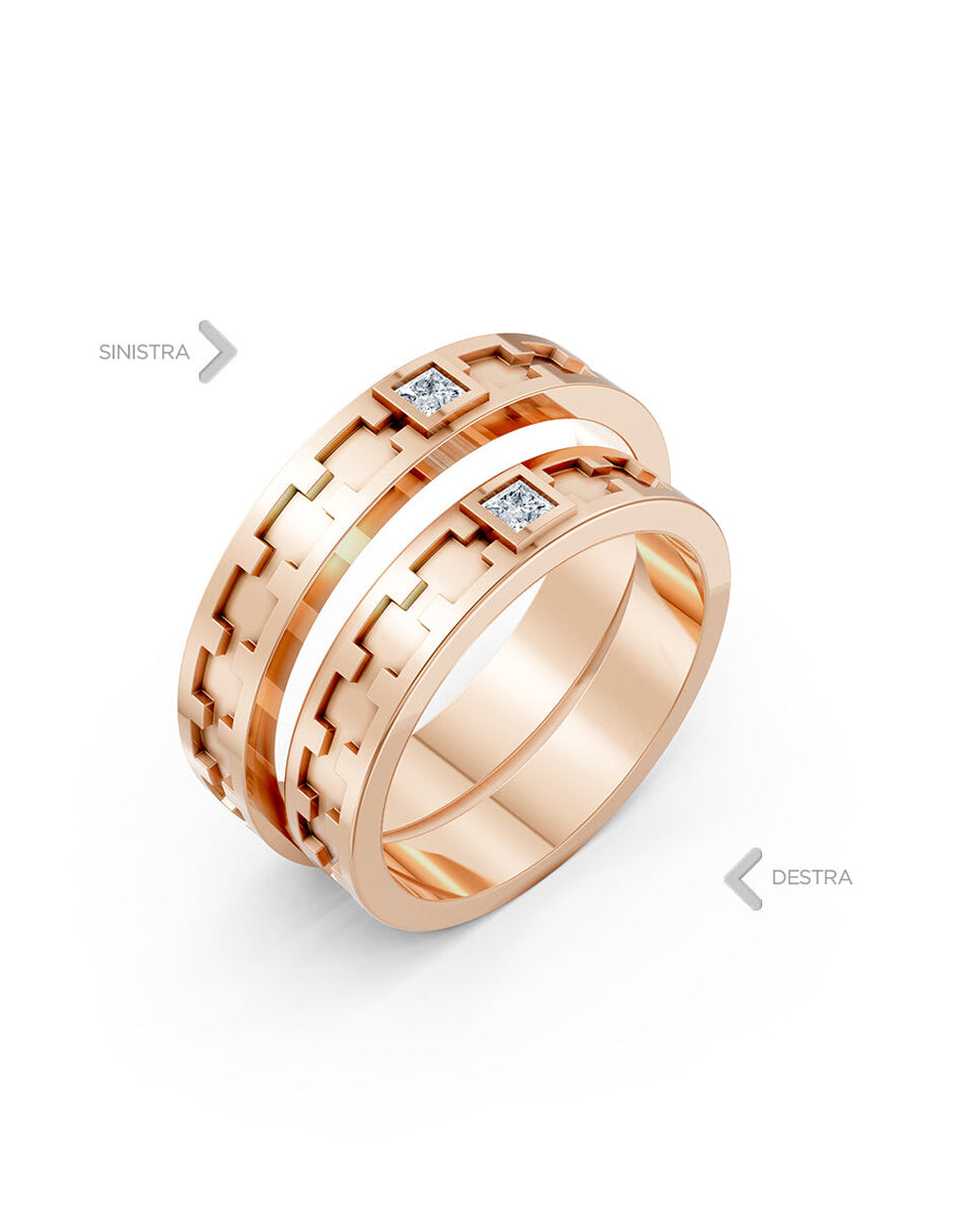 Argolla de matrimonio - unión perfecta - UNITI296
