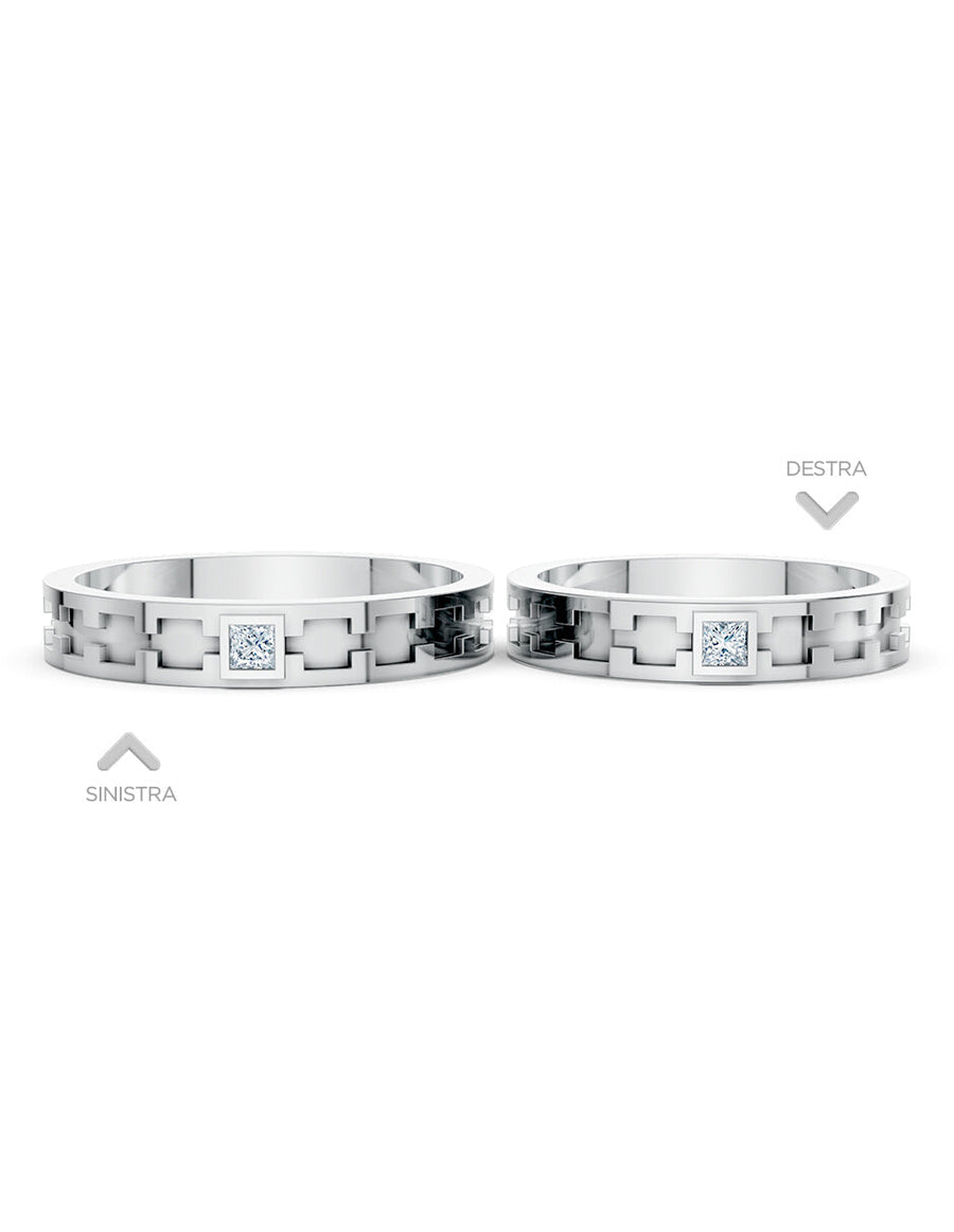 Argolla de matrimonio - unión perfecta - UNITI296