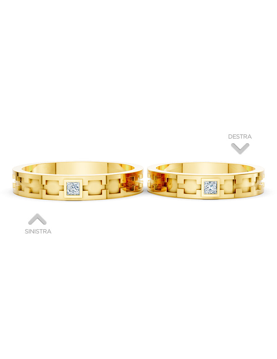 Argolla de matrimonio - unión perfecta - UNITI296