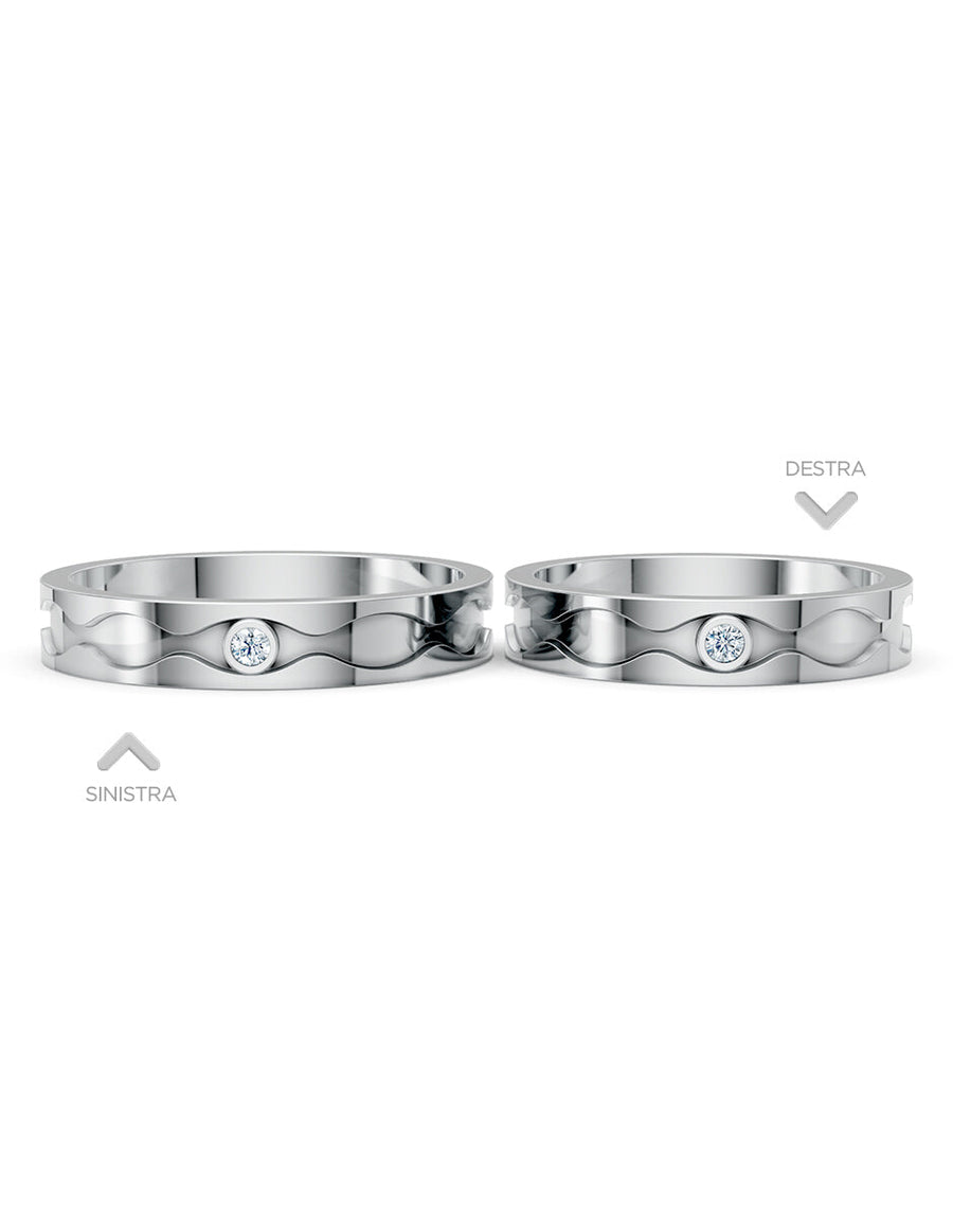 Argolla de matrimonio - unión perfecta - UNITI297