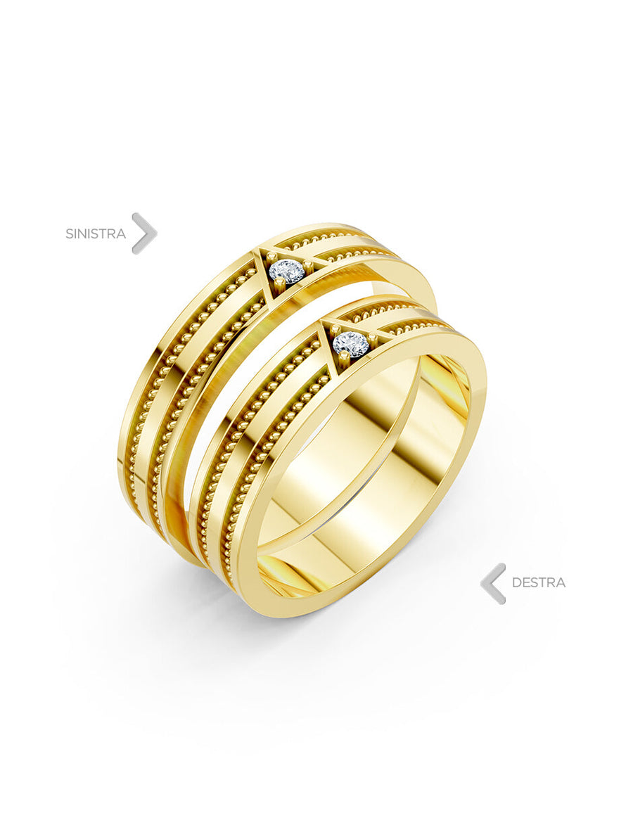Argolla de matrimonio - unión perfecta - UNITI298