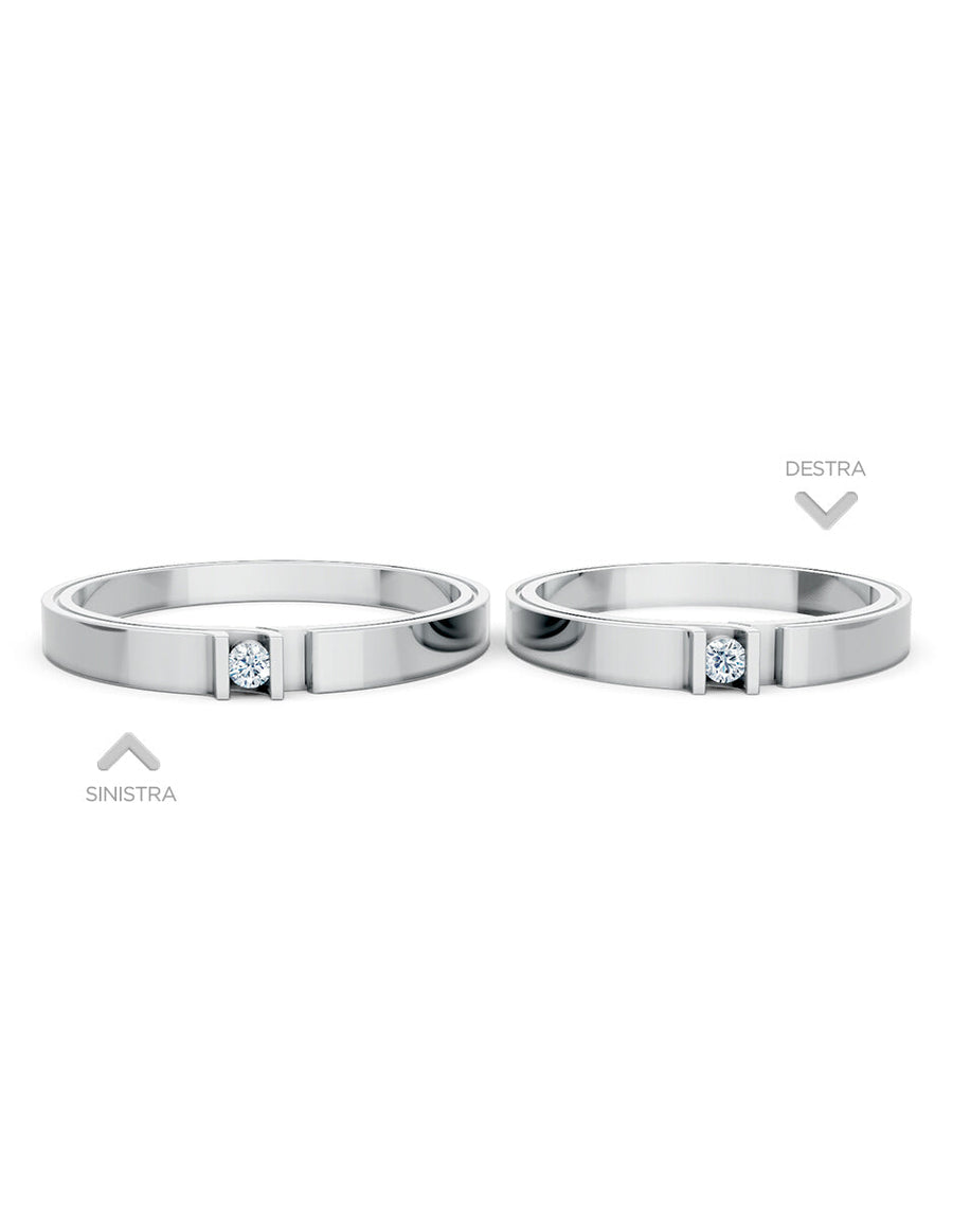 Argolla de matrimonio - unión perfecta - UNITI299
