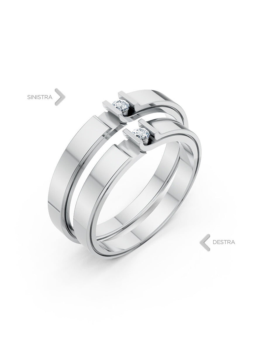 Argolla de matrimonio - unión perfecta - UNITI299