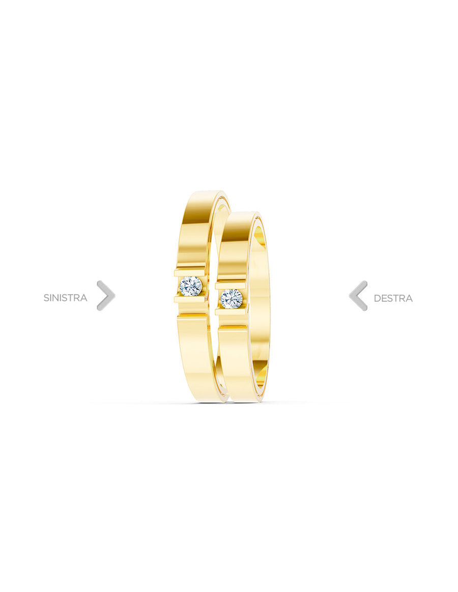 Argolla de matrimonio - unión perfecta - UNITI299