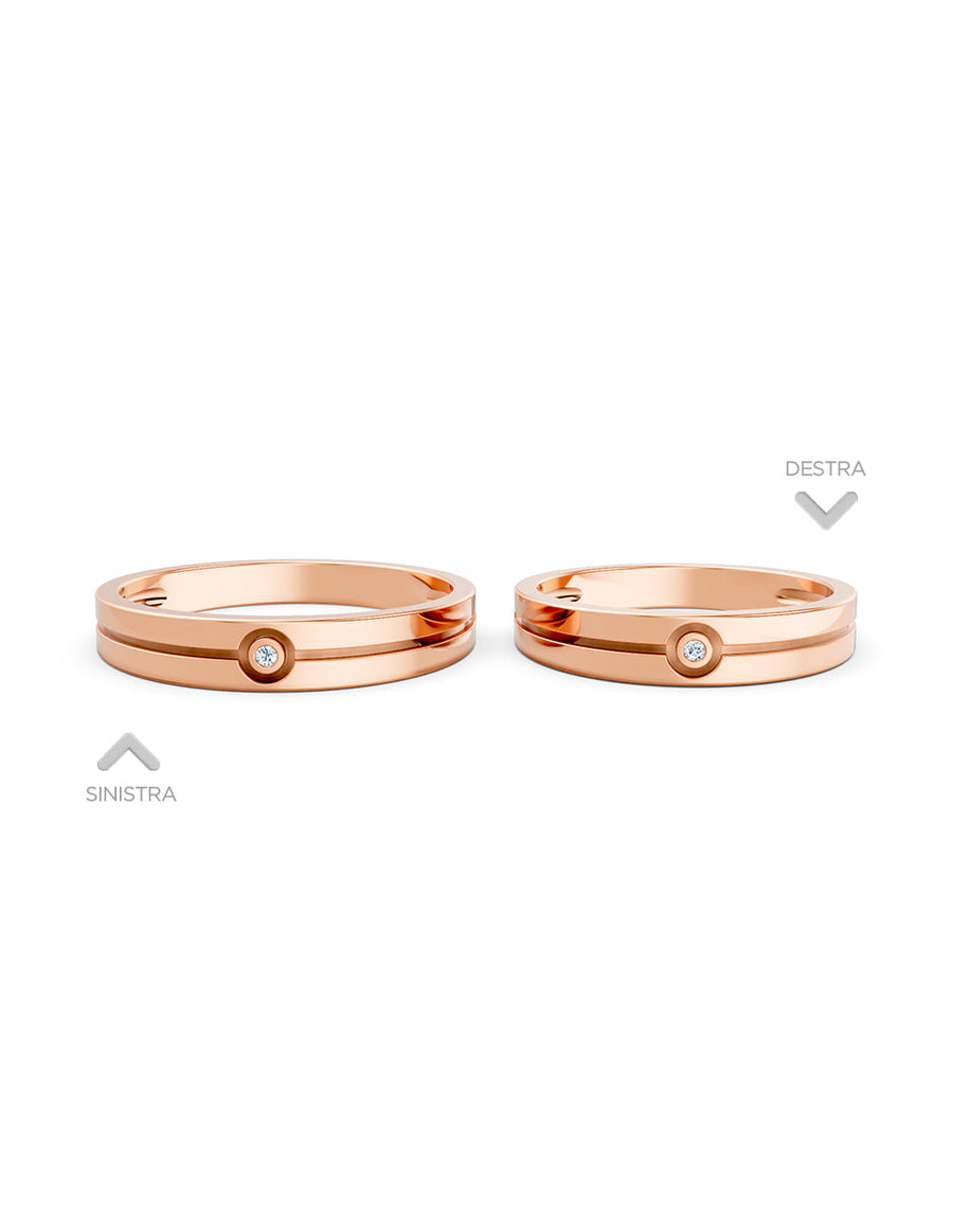 Argolla de matrimonio - unión perfecta - UNITI3