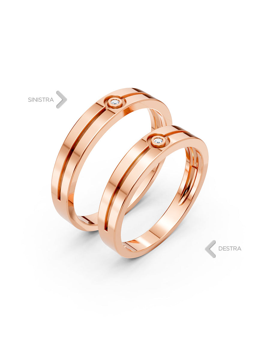 Argolla de matrimonio - unión perfecta - UNITI3