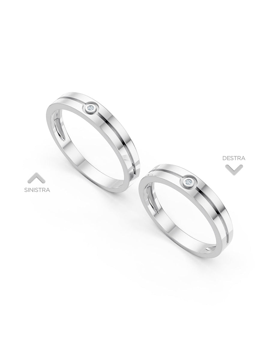Argolla de matrimonio - unión perfecta - UNITI3