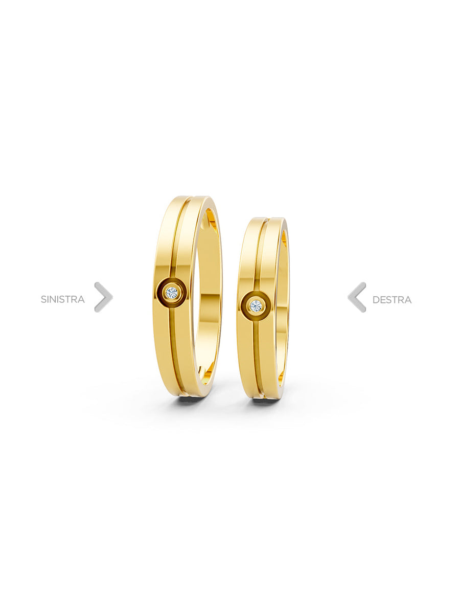 Argolla de matrimonio - unión perfecta - UNITI3
