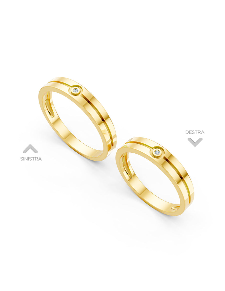 Argolla de matrimonio - unión perfecta - UNITI3