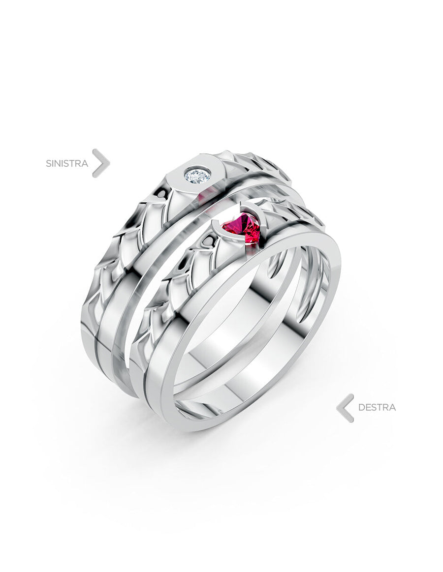 Argolla de matrimonio - unión perfecta - UNITI300