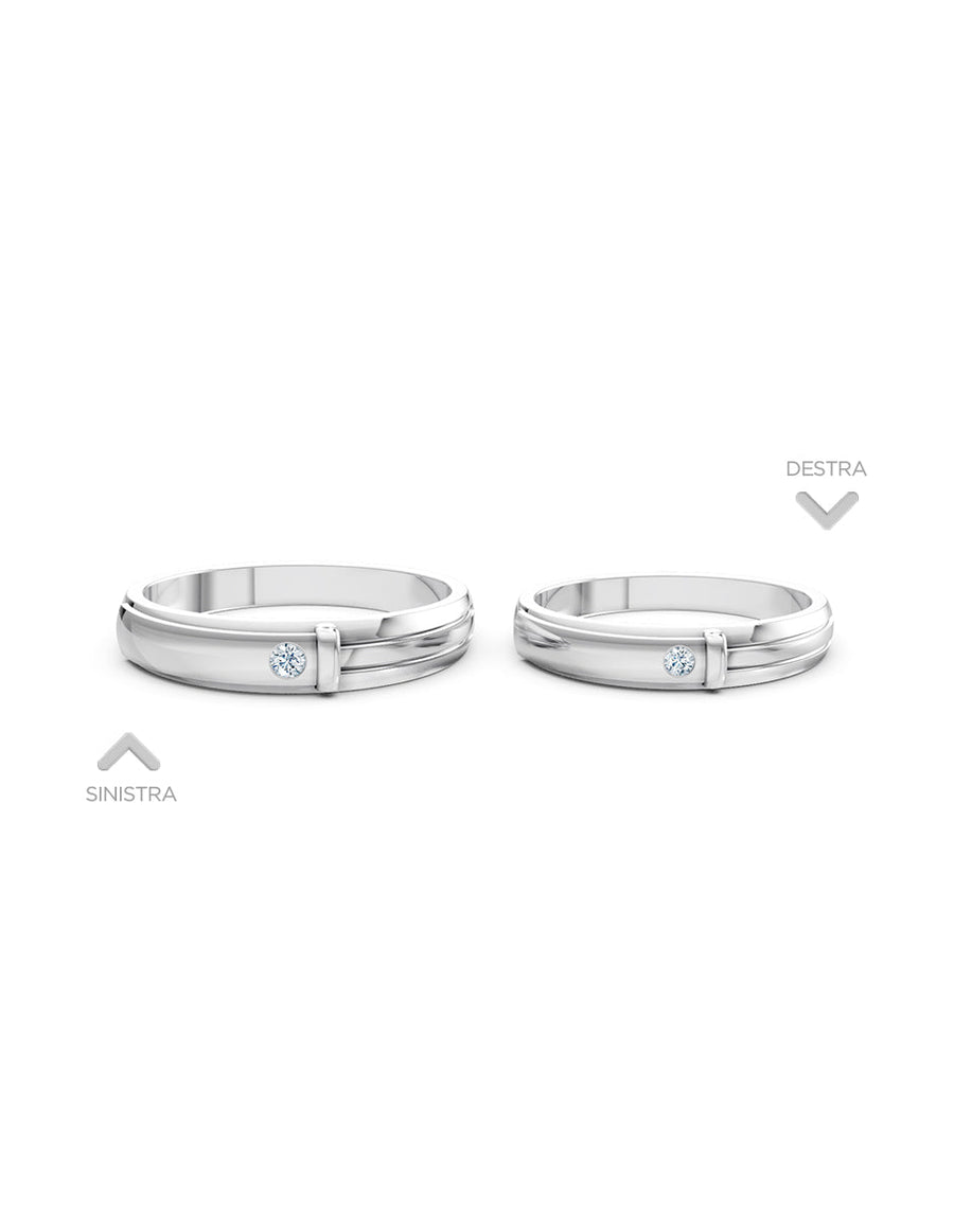 Argolla de matrimonio - unión perfecta - UNITI32