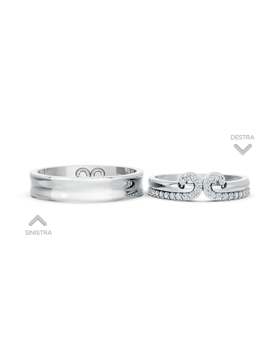 Argolla de matrimonio - unión perfecta - UNITI33