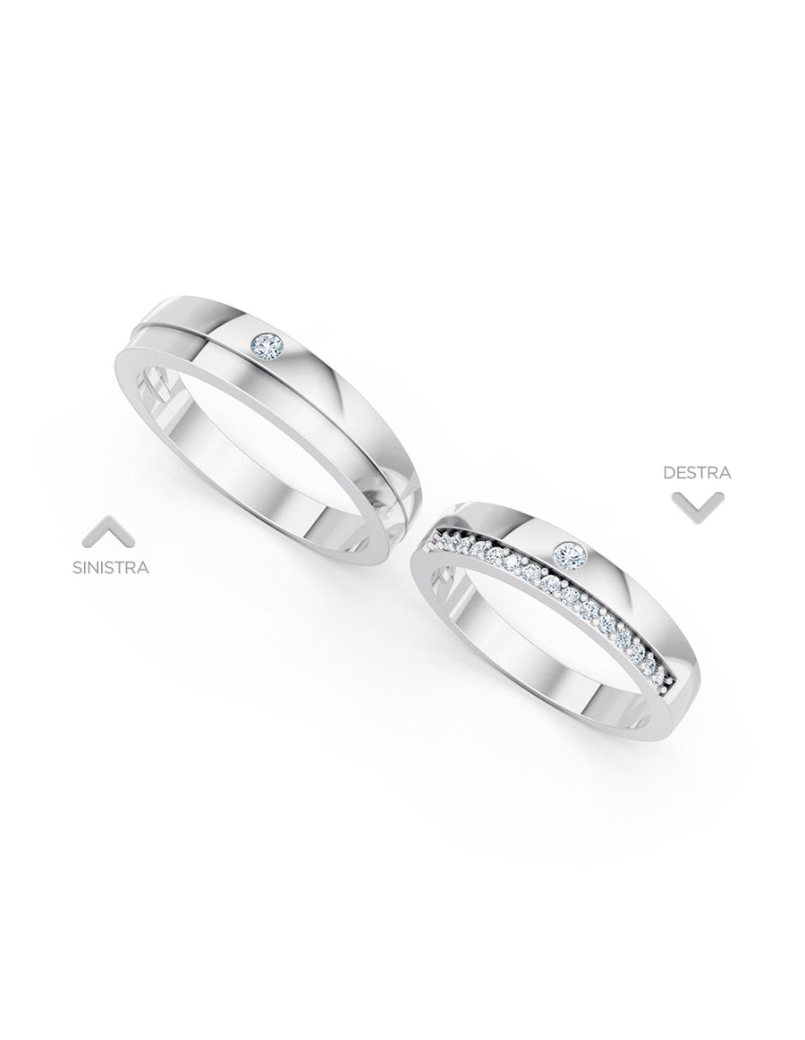 Argolla de matrimonio - unión perfecta - UNITI34