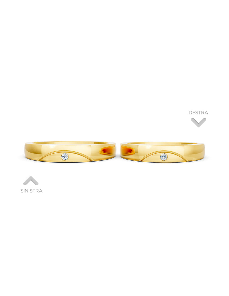 Argolla de matrimonio - unión perfecta - UNITI35