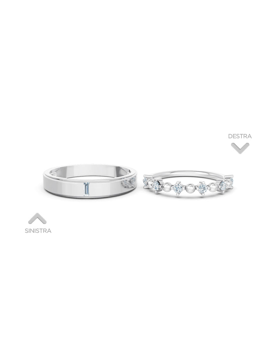 Argolla de matrimonio - unión perfecta - UNITI36