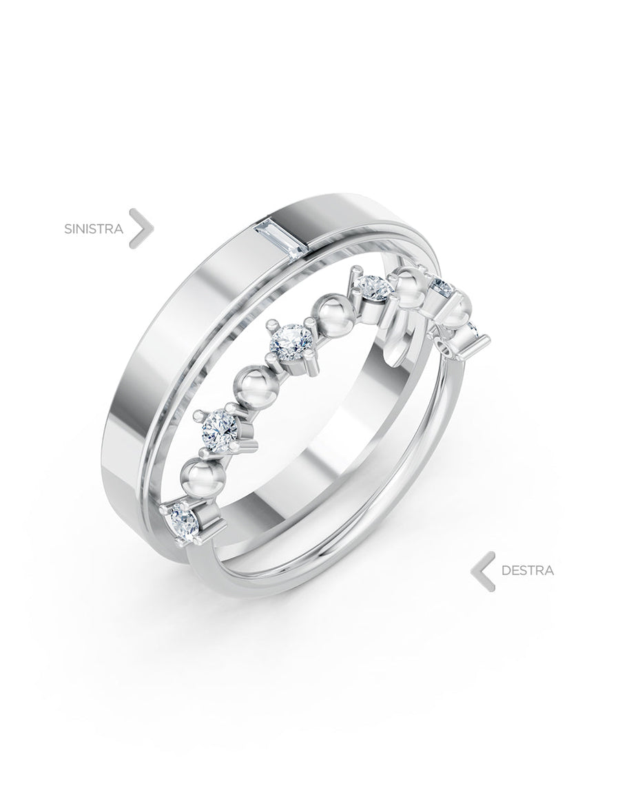 Argolla de matrimonio - unión perfecta - UNITI36