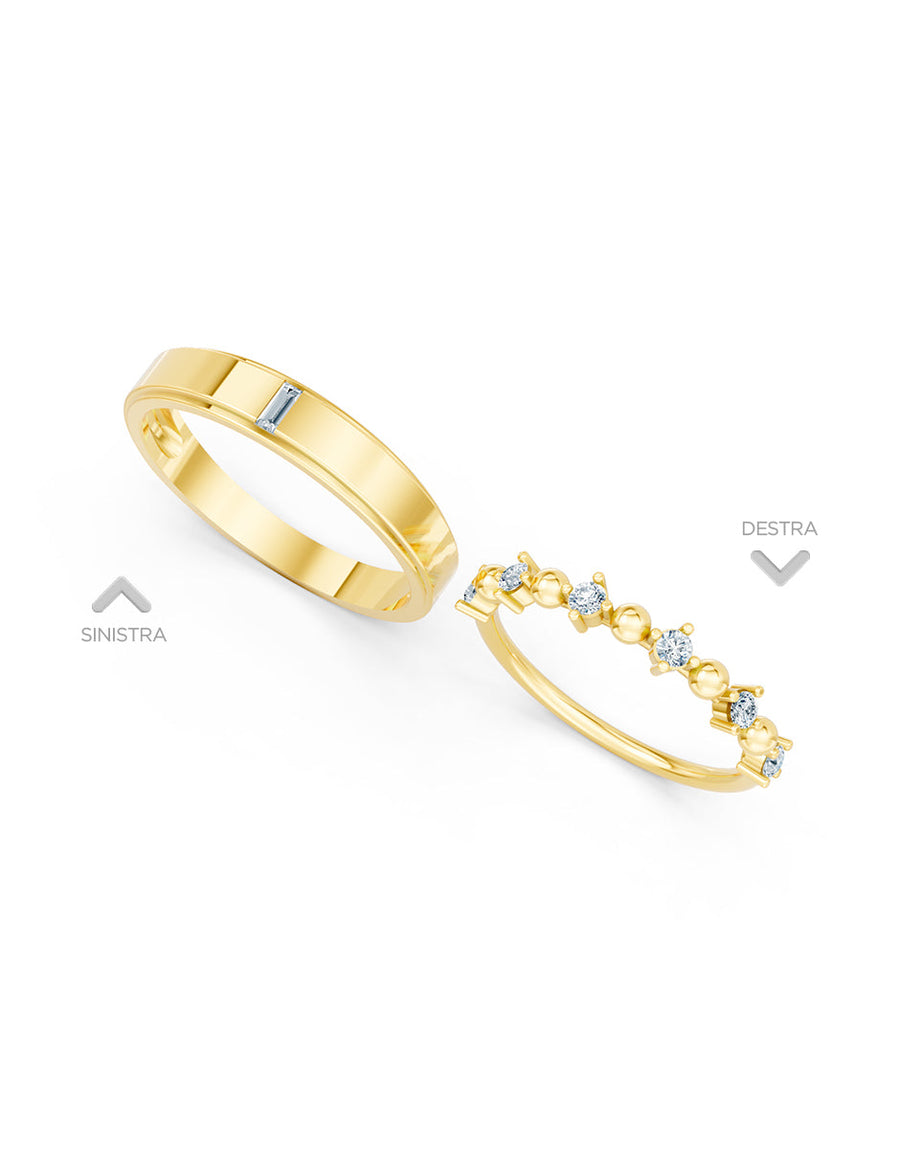 Argolla de matrimonio - unión perfecta - UNITI36