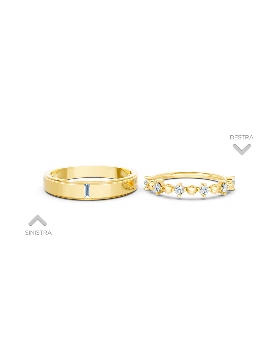 Argolla de matrimonio - unión perfecta - UNITI36