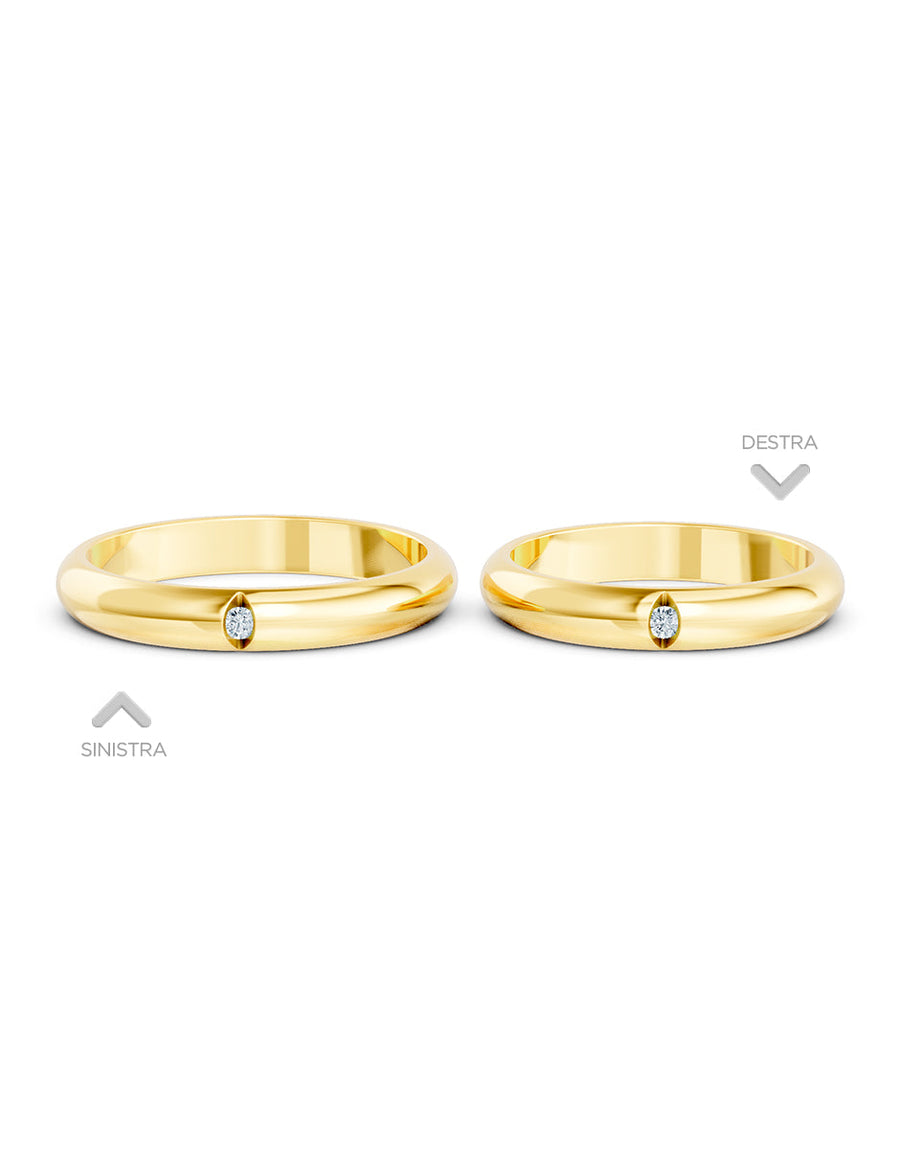 Argolla de matrimonio - unión perfecta - UNITI38